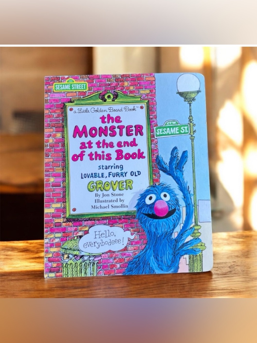 Sesame Street The Monster at the End of This Book Little Golden Board Book